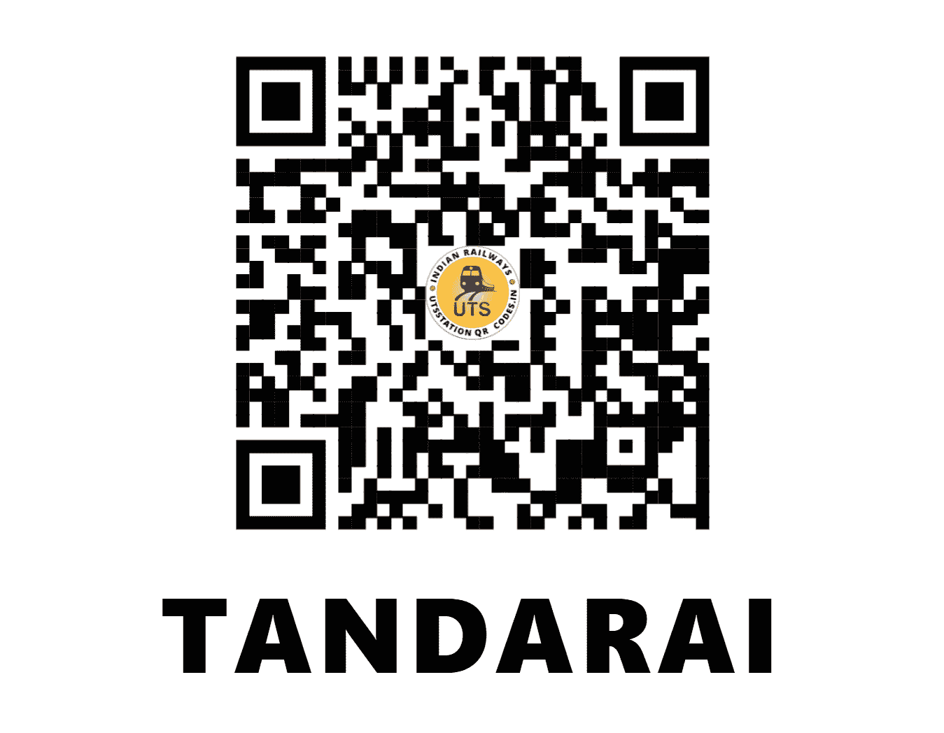 UTS QR Code for TANDARAI - TNI (SR - TAMIL NADU)